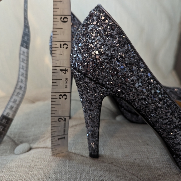 Silver Nine West Heels - Picture 8 of 9